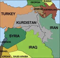 Kurdistan and neighbors